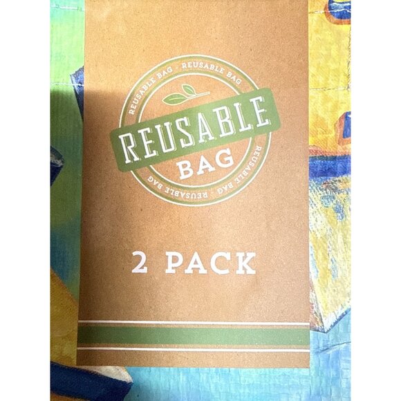 Lot 8 Small Reusable Hanukah Chanukah Gift Bags Menorah Dreidel New with Tag - Picture 4 of 4